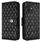 For Infinix Note 12 Pro 5G / Note 12 5G Rhombic Texture Flip Leather Phone Case with Lanyard(Black) - 2