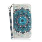 For Xiaomi Poco M6 4G 3D Colored Flip Leather Phone Case(Peacock Wreath) - 2