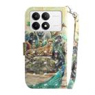 For Xiaomi Poco F6 Pro 3D Colored Flip Leather Phone Case(Zoo) - 3