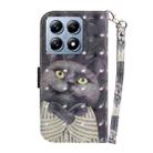 For Xiaomi 14T Pro 3D Colored Flip Leather Phone Case(Hug Cat) - 3