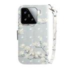 For Xiaomi 15 3D Colored Flip Leather Phone Case(Magnolia) - 3