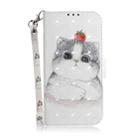 For Xiaomi 15 3D Colored Flip Leather Phone Case(Cute Cat) - 2