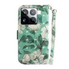 For Xiaomi 15 Pro 3D Colored Flip Leather Phone Case(Watercolor Flower) - 3