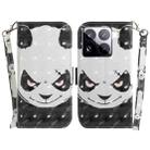 For Xiaomi 15 Pro 3D Colored Flip Leather Phone Case(Angry Bear) - 1