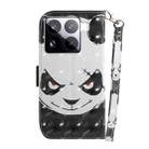 For Xiaomi 15 Pro 3D Colored Flip Leather Phone Case(Angry Bear) - 3