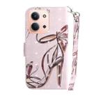 For Redmi 15C 4G 173.1mm / 15C 5G 173.1mm 3D Colored Flip Leather Phone Case(Butterfly High-heeled) - 3
