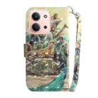 For Redmi 15C 4G 173.1mm / 15C 5G 173.1mm 3D Colored Flip Leather Phone Case(Zoo) - 3