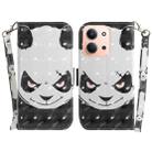 For Redmi 15C 4G 173.1mm / 15C 5G 173.1mm 3D Colored Flip Leather Phone Case(Angry Bear) - 1