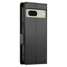 For Google Pixel 8 Side Buckle Magnetic Frosted Leather Phone Case(Black) - 3