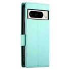 For Google Pixel 8 Pro Side Buckle Magnetic Frosted Leather Phone Case(Mint Green) - 3