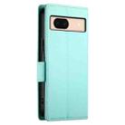 For Google Pixel 8a Side Buckle Magnetic Frosted Leather Phone Case(Mint Green) - 3