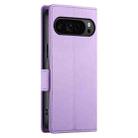 For Google Pixel 9 Pro Side Buckle Magnetic Frosted Leather Phone Case(Purple) - 3