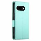 For Google Pixel 9a Side Buckle Magnetic Frosted Leather Phone Case(Mint Green) - 3