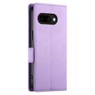 For Google Pixel 9a Side Buckle Magnetic Frosted Leather Phone Case(Purple) - 3