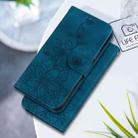 For Redmi Note 14 Pro / Note 14 Pro+ 5G Lily Embossed Leather Phone Case(Dark Blue) - 2