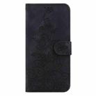 For Redmi Note 14 Pro / Note 14 Pro+ 5G Lily Embossed Leather Phone Case(Black) - 3