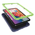 For iPad 2025 / 2022 Armor Holder Silicone Hybrid PC Tablet Case(Navy Yellow Green) - 3