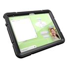 For iPad Air 11 2025 / 2024 Armor Holder Silicone Hybrid PC Tablet Case(Black) - 2