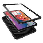 For iPad Air 11 2025 / 2024 Armor Holder Silicone Hybrid PC Tablet Case(Black) - 3