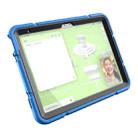 For iPad Air 11 2025 / 2024 Armor Holder Silicone Hybrid PC Tablet Case(Blue) - 2