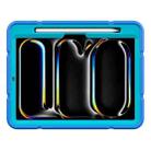 For iPad Pro 11 2024 Armor Holder Silicone Hybrid PC Tablet Case(Blue) - 2