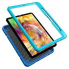 For iPad Pro 11 2024 Armor Holder Silicone Hybrid PC Tablet Case(Blue) - 3
