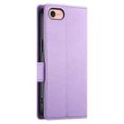 For iPhone SE 2022 / SE 2020 / 8 Side Buckle Magnetic Frosted Leather Phone Case(Purple) - 3