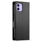 For iPhone 12 / 12 Pro Side Buckle Magnetic Frosted Leather Phone Case(Black) - 3