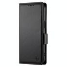 For iPhone 11 Pro Max Side Buckle Magnetic Frosted Leather Phone Case(Black) - 2