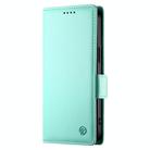 For iPhone 11 Pro Max Side Buckle Magnetic Frosted Leather Phone Case(Mint Green) - 2