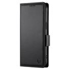 For iPhone 11 Side Buckle Magnetic Frosted Leather Phone Case(Black) - 2