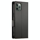 For iPhone 11 Pro Side Buckle Magnetic Frosted Leather Phone Case(Black) - 3