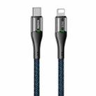 REMAX RC-C116 1.2m 30W Type-C to 8 Pin Smart Power-off Fast Charging Data Cable(Dark Blue) - 1