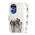 For Huawei nova 12 Pro 3D Colored Horizontal Flip Leather Phone Case(Pug) - 3