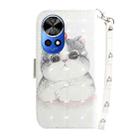 For Huawei nova 12 Pro 3D Colored Horizontal Flip Leather Phone Case(Cute Cat) - 3