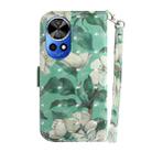 For Huawei nova 12 Ultra 3D Colored Horizontal Flip Leather Phone Case(Watercolor Flower) - 3