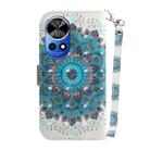 For Huawei nova 12 Ultra 3D Colored Horizontal Flip Leather Phone Case(Peacock Wreath) - 3
