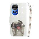 For Huawei nova 12 Ultra 3D Colored Horizontal Flip Leather Phone Case(Pug) - 3