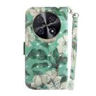 For Huawei nova 12i 4G Global 3D Colored Horizontal Flip Leather Phone Case(Watercolor Flower) - 3