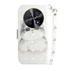 For Huawei nova 12i 4G Global 3D Colored Horizontal Flip Leather Phone Case(Cute Cat) - 3