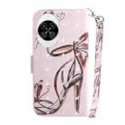 For Huawei nova 14 3D Colored Horizontal Flip Leather Phone Case(Butterfly High-heeled) - 3