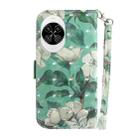 For Huawei nova 14 3D Colored Horizontal Flip Leather Phone Case(Watercolor Flower) - 3
