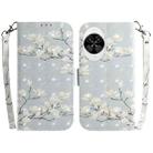 For Huawei nova 14 3D Colored Horizontal Flip Leather Phone Case(Magnolia) - 1