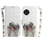 For Huawei nova 14 3D Colored Horizontal Flip Leather Phone Case(Pug) - 1