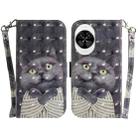 For Huawei nova 14 3D Colored Horizontal Flip Leather Phone Case(Hug Cat) - 1