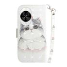 For Huawei nova 14 3D Colored Horizontal Flip Leather Phone Case(Cute Cat) - 3