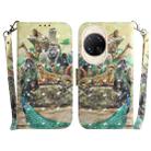 For Huawei nova 14 Ultra 3D Colored Horizontal Flip Leather Phone Case(Zoo) - 1