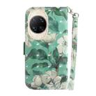 For Huawei nova 14 Ultra 3D Colored Horizontal Flip Leather Phone Case(Watercolor Flower) - 3
