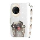 For Huawei nova 14 Ultra 3D Colored Horizontal Flip Leather Phone Case(Pug) - 3
