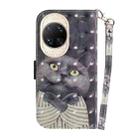 For Huawei nova 14 Ultra 3D Colored Horizontal Flip Leather Phone Case(Hug Cat) - 3